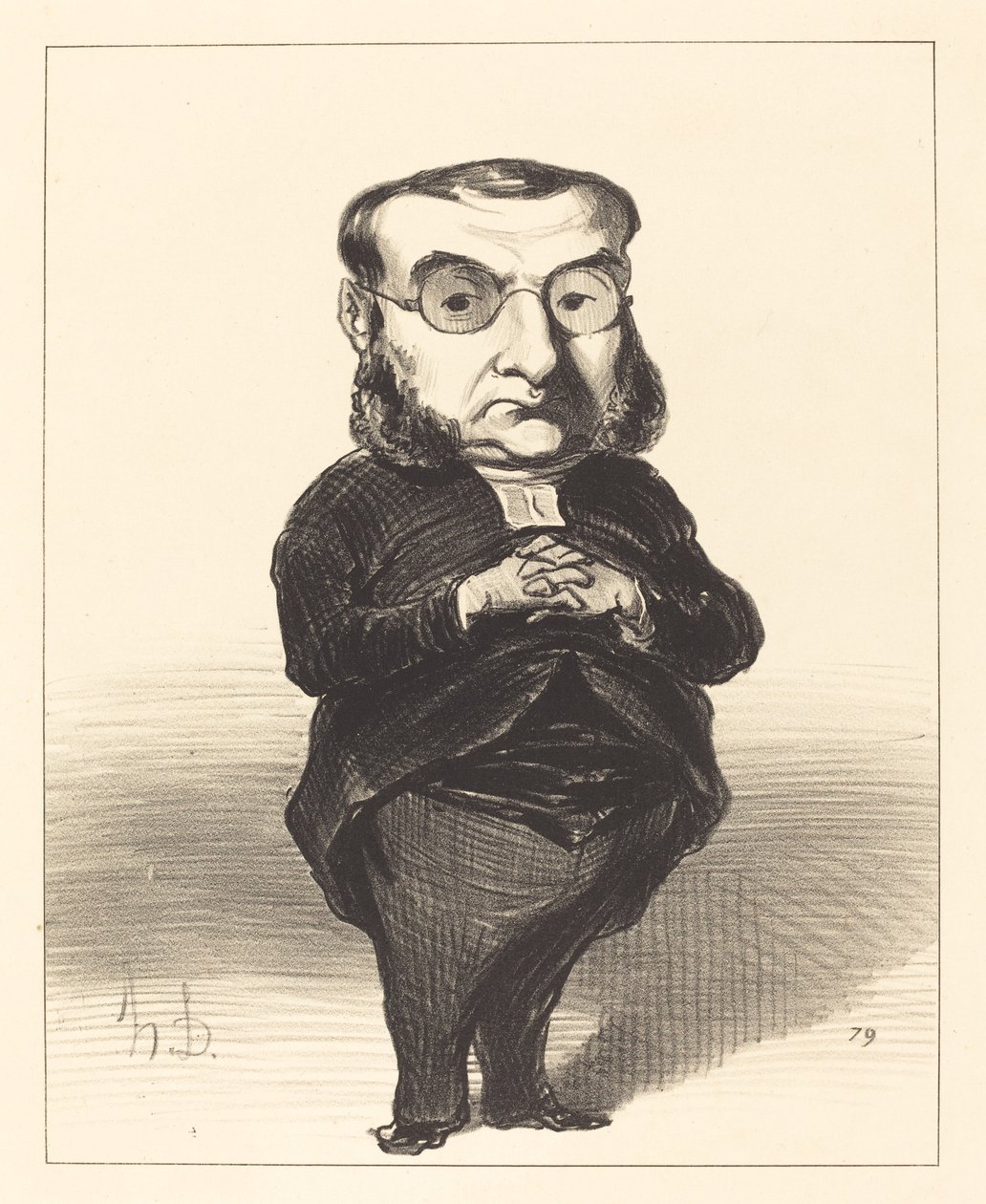 At. L.Charles Coquerel autorstwa Honoré Daumier