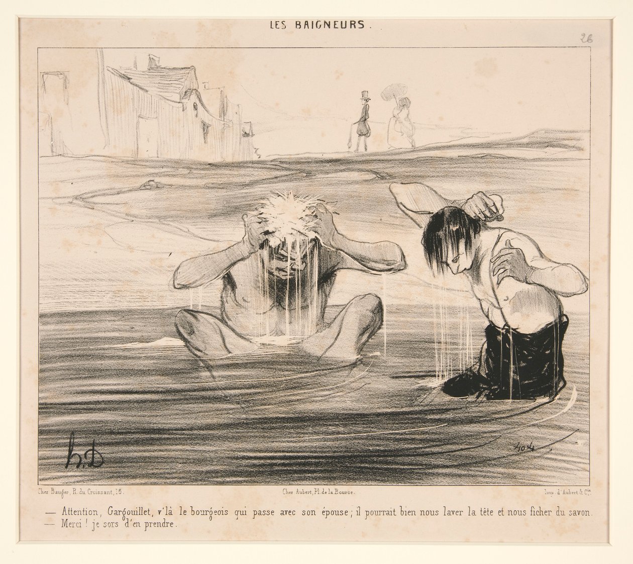 Ostrzeżenie, gargulec, v autorstwa Honoré Daumier