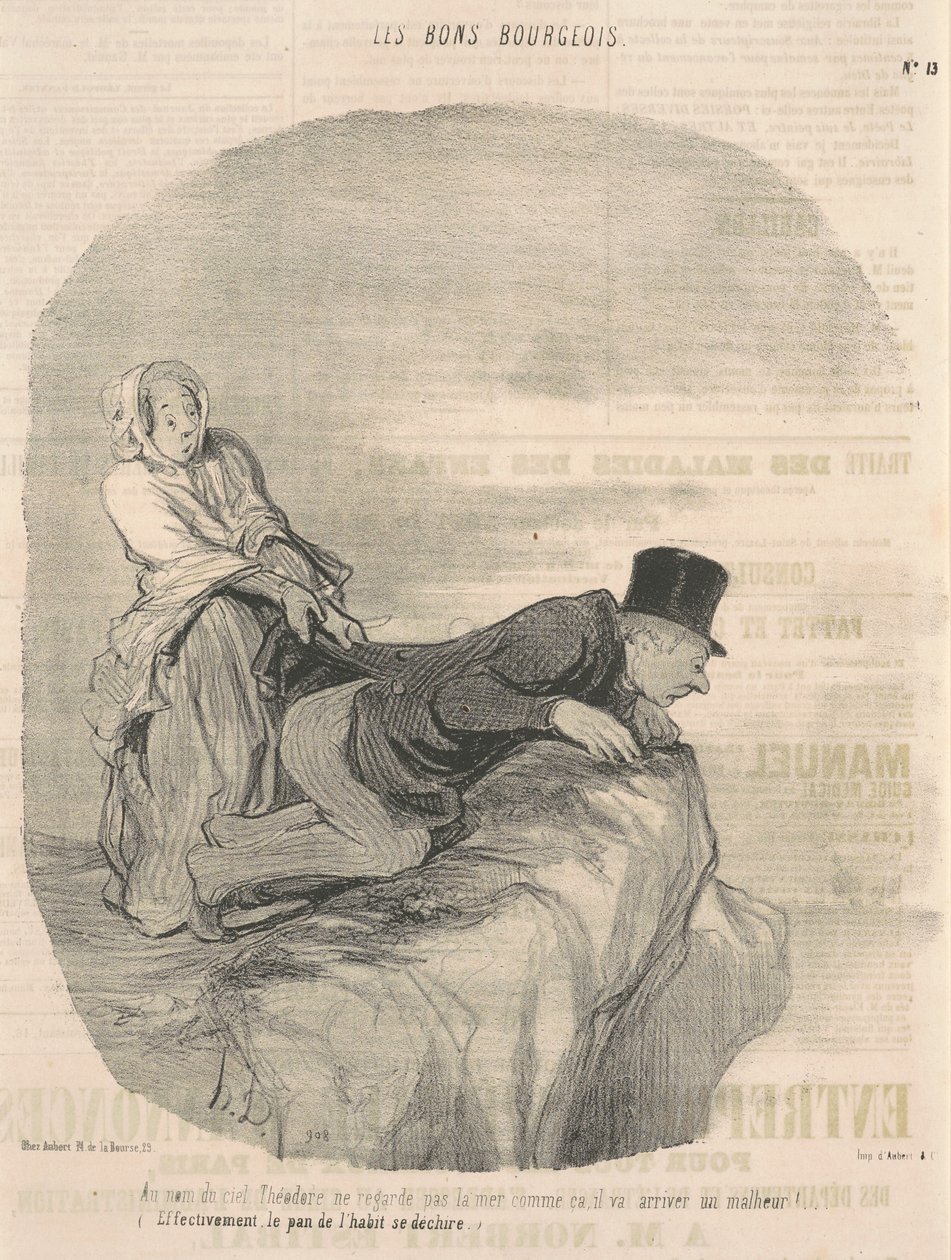 W imię nieba Teodor nie patrzy... autorstwa Honoré Daumier