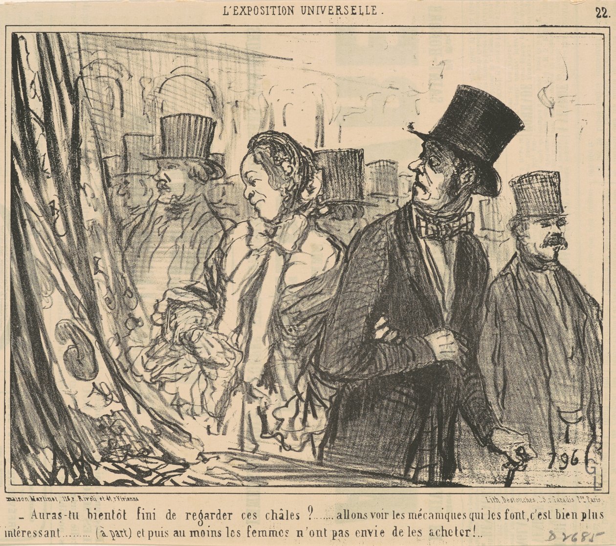 Czy niedługo skończysz patrzeć na te szale? autorstwa Honoré Daumier