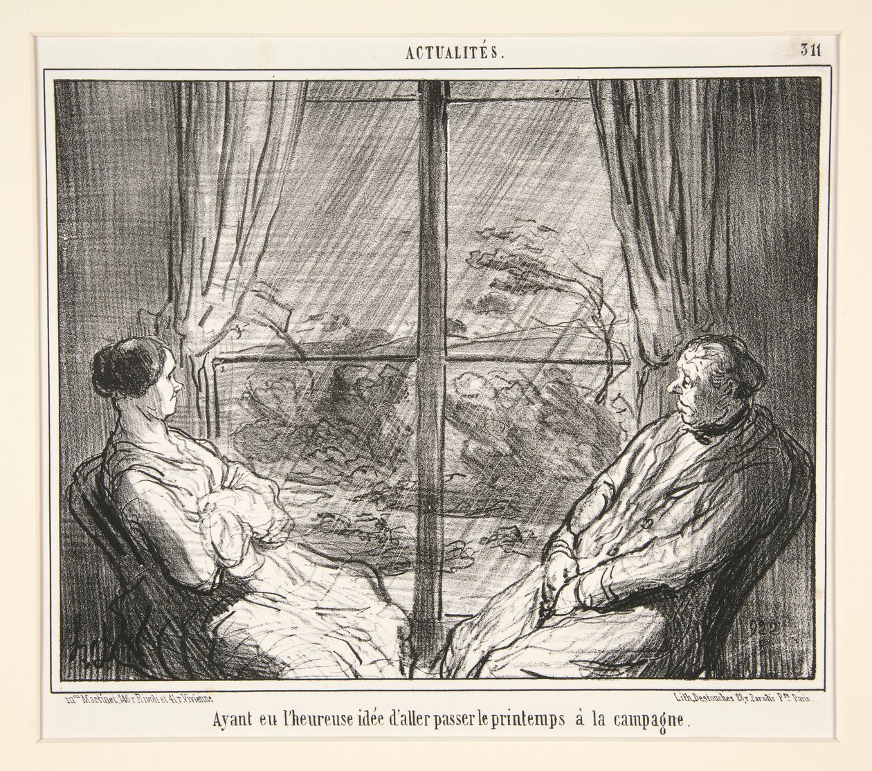 Mając autorstwa Honoré Daumier