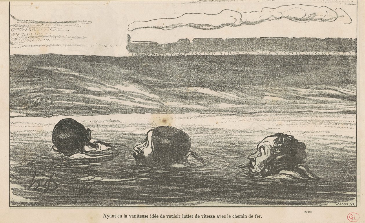 Mając próżny pomysł, by chcieć... autorstwa Honoré Daumier