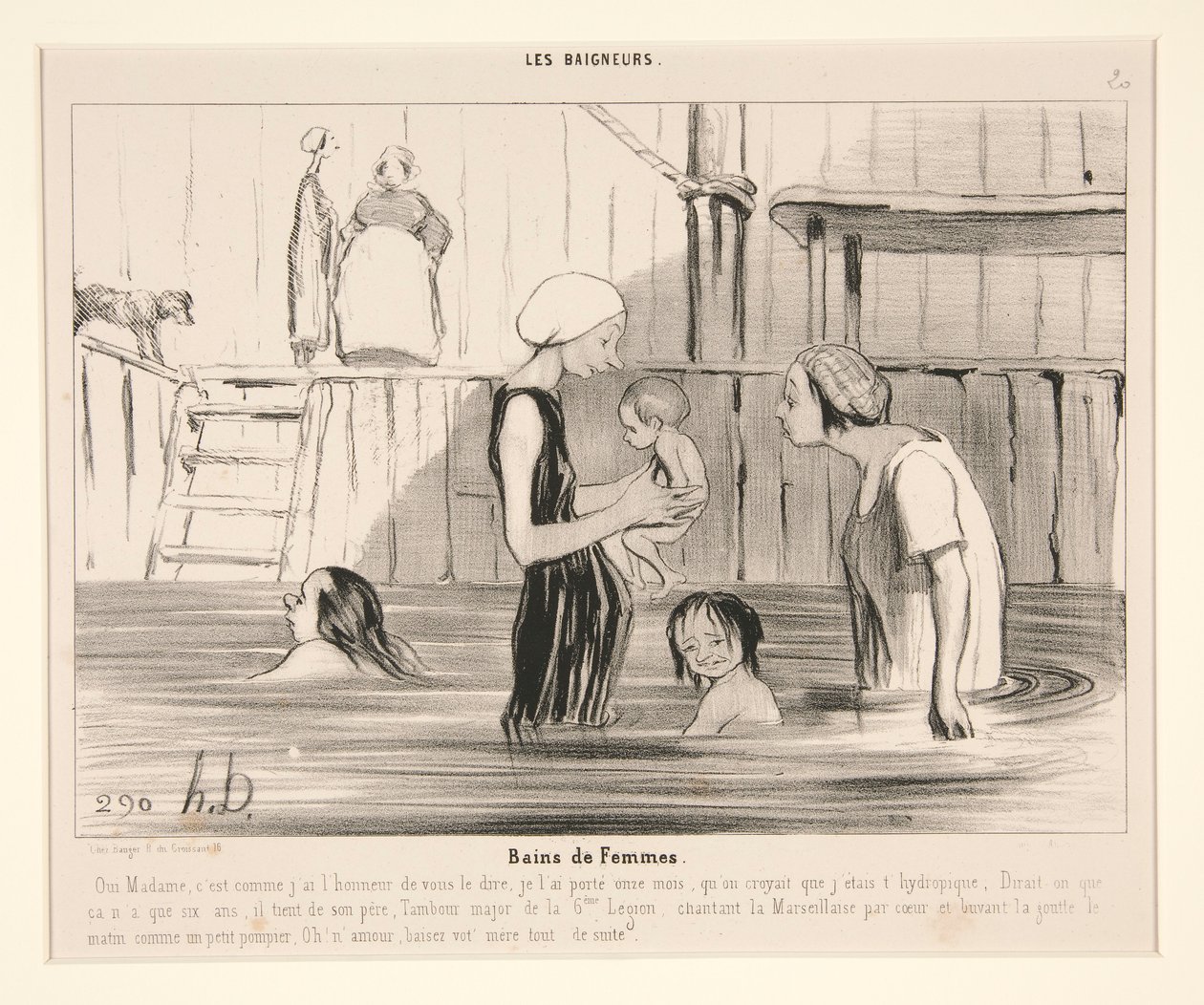Kąpiele damskie. Tak proszę pani, to autorstwa Honoré Daumier