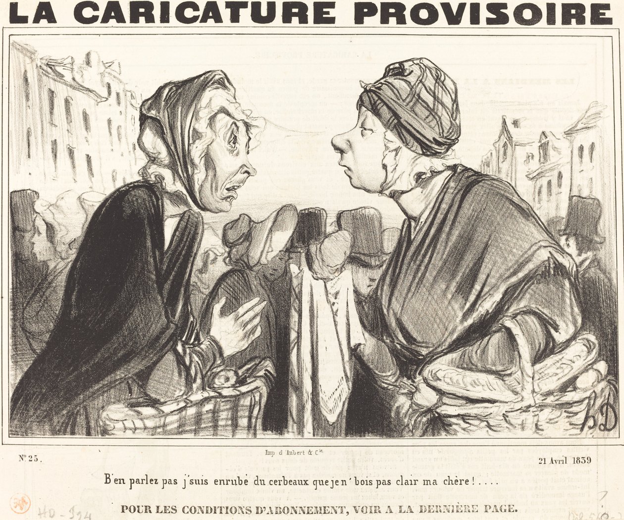 Nie mów o tym, mam mózgi... autorstwa Honoré Daumier