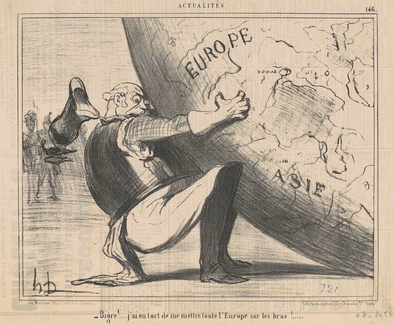 Cholera! ... myliłem się, stawiając siebie ... autorstwa Honoré Daumier