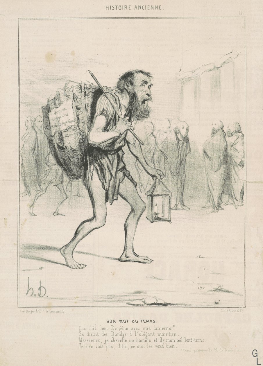 dobre słowo czasu autorstwa Honoré Daumier