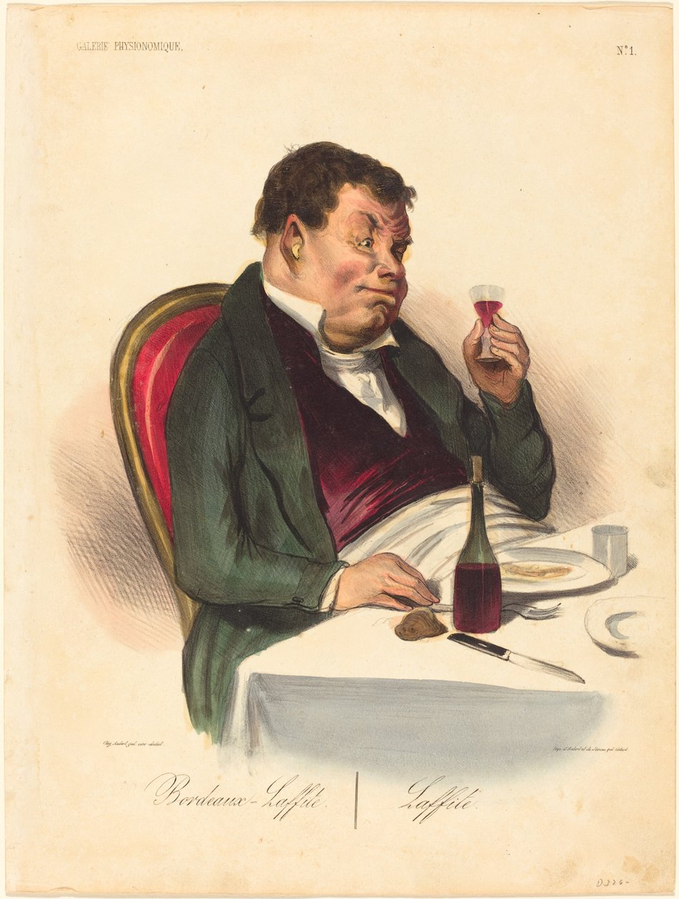 Bordeaux-Laffite autorstwa Honoré Daumier