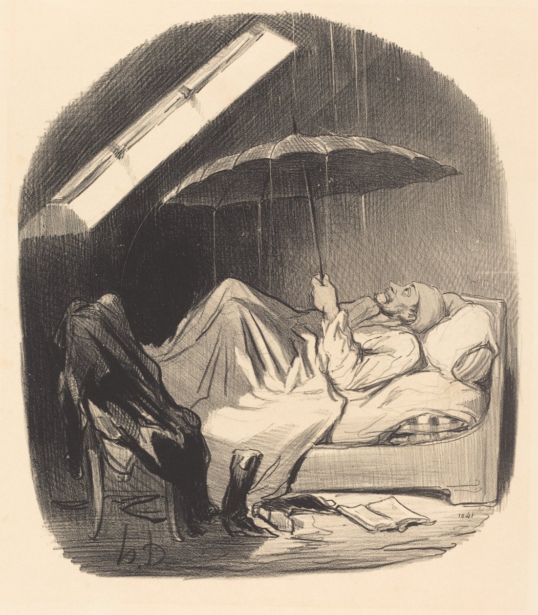 Właściciel złodziej... autorstwa Honoré Daumier