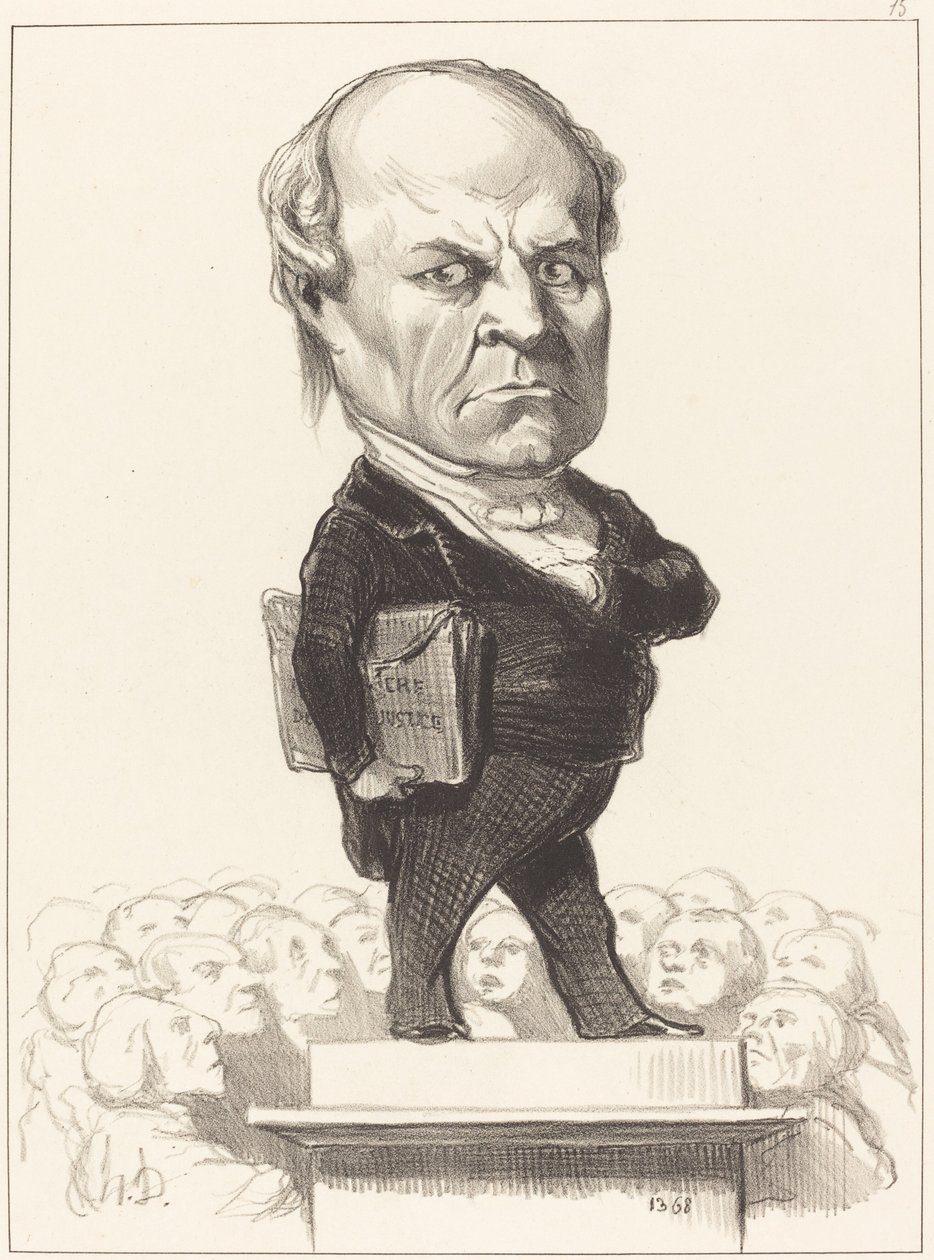 C.H. Odilon Barrot autorstwa Honoré Daumier
