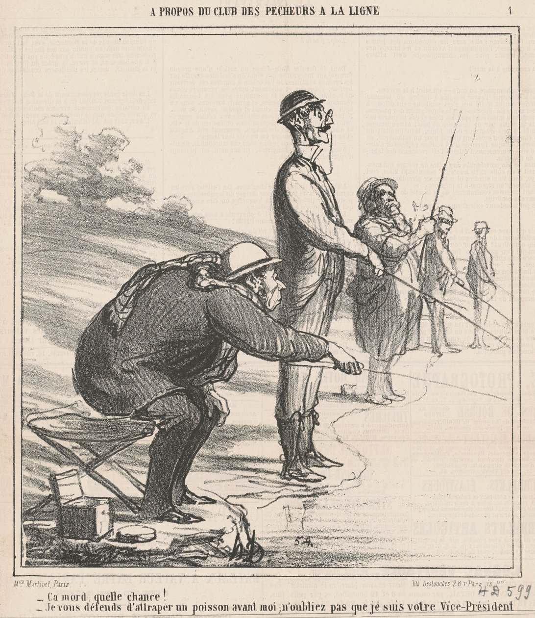 Gryzie, co za szczęście! bronię cię... autorstwa Honoré Daumier