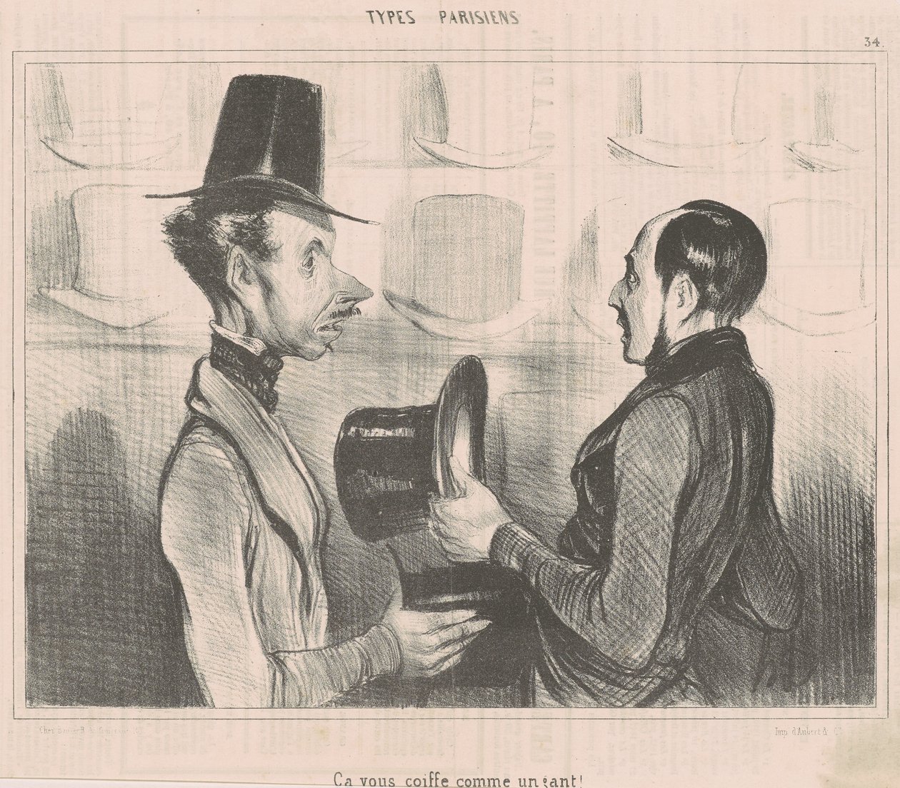 Pasuje jak ulał! autorstwa Honoré Daumier