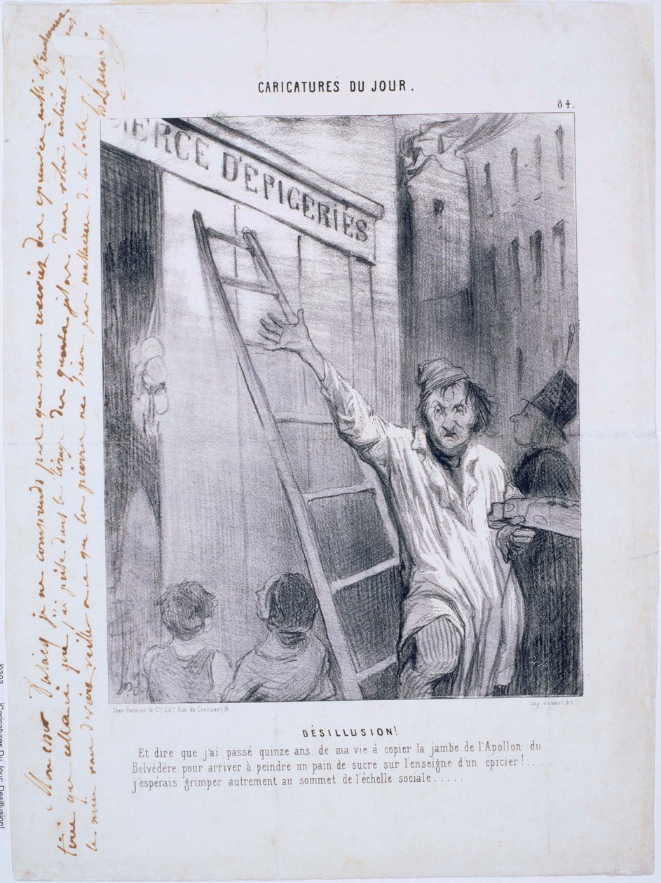 Kreskówka dnia: Rozczarowanie! autorstwa Honoré Daumier