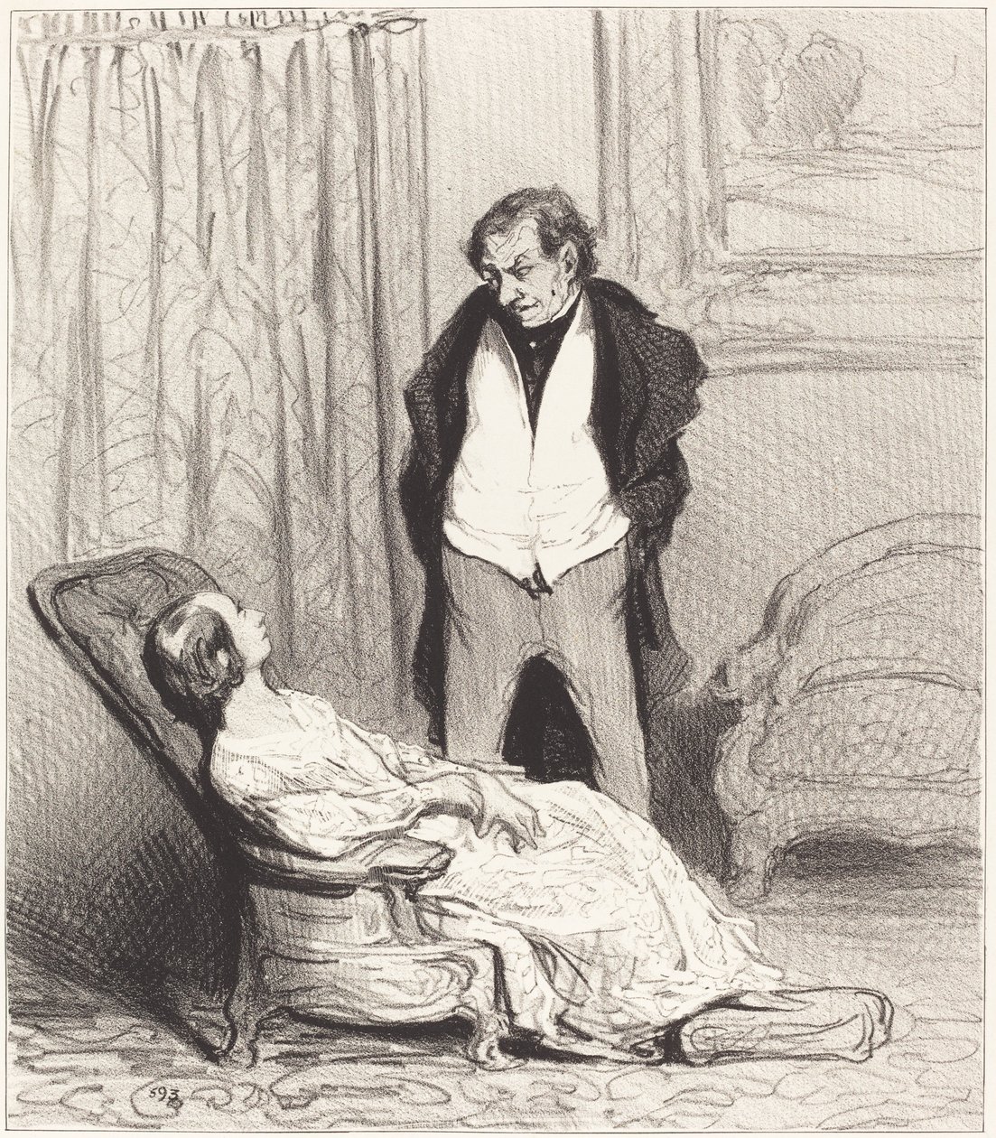 Marchewka w pudełku autorstwa Honoré Daumier