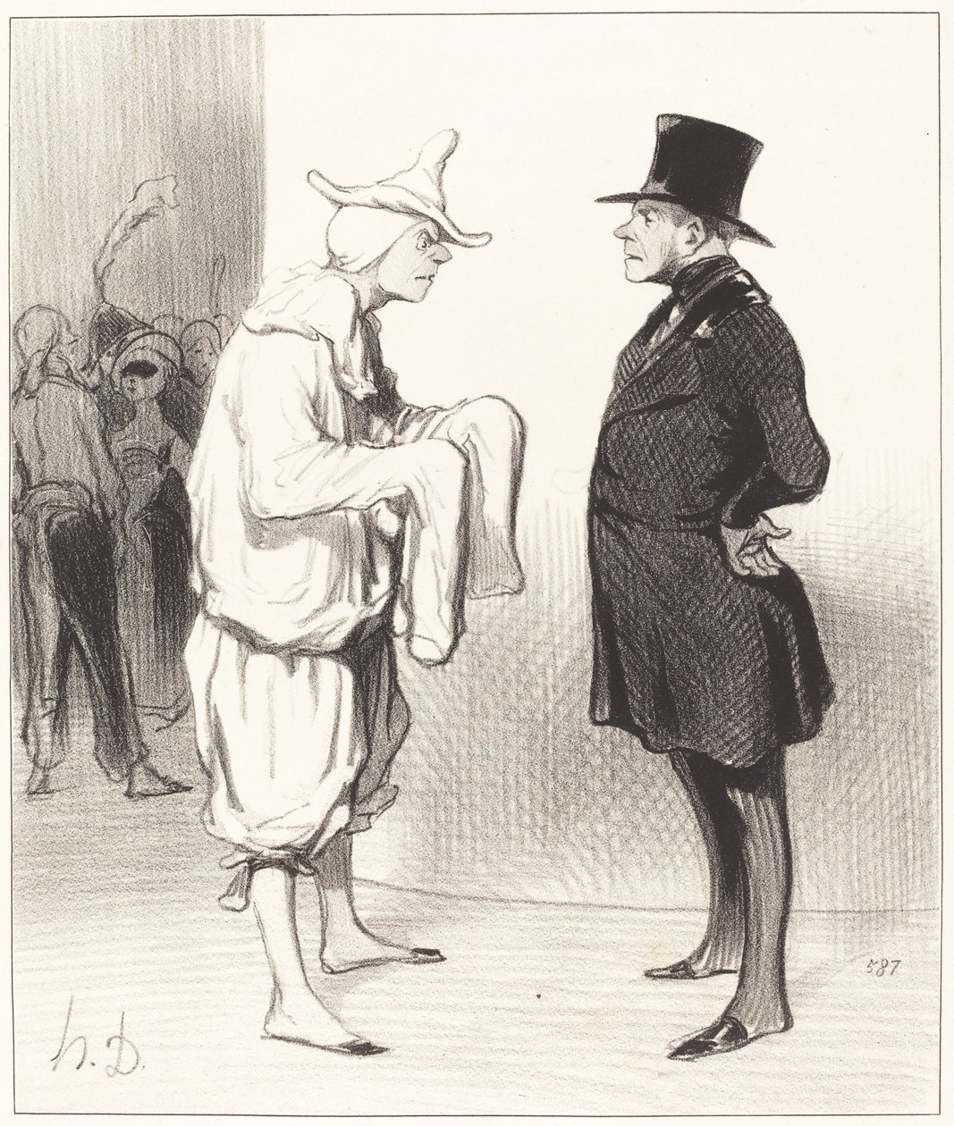 Marchewka zapolowego autorstwa Honoré Daumier