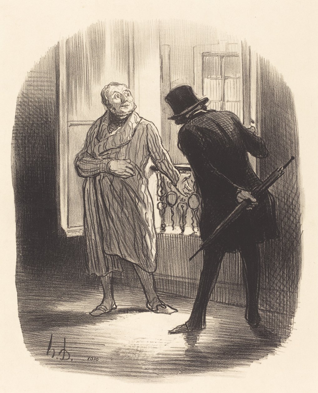 To zakwaterowanie jest trochę drogie, jak na Place Royale... autorstwa Honoré Daumier