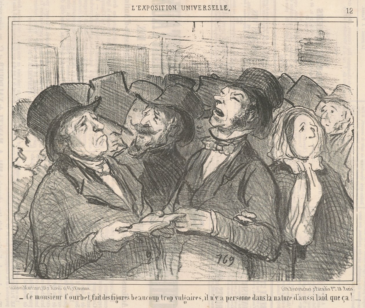 Ten Monsieur Courbet... autorstwa Honoré Daumier