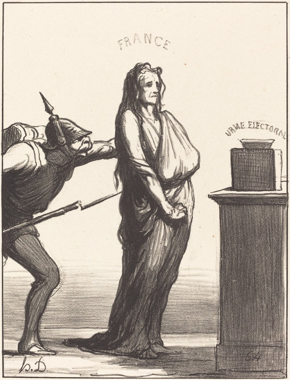 Jak by to nazwały niektóre gazety... autorstwa Honoré Daumier