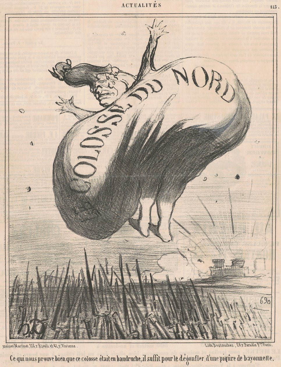 Co nam dowodzi... że ten kolos... autorstwa Honoré Daumier