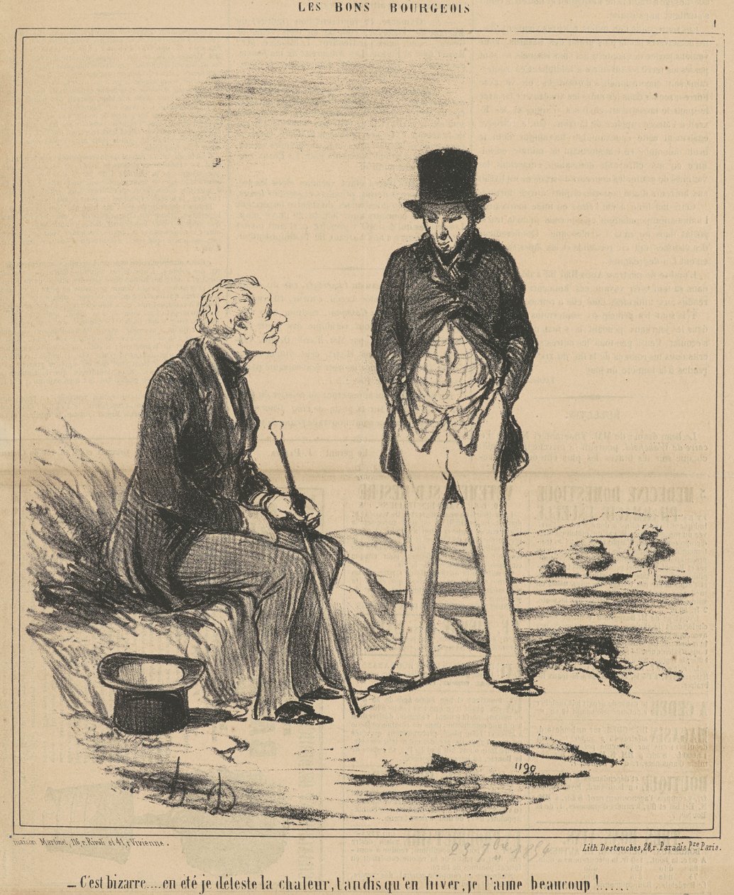 To dziwne... było autorstwa Honoré Daumier