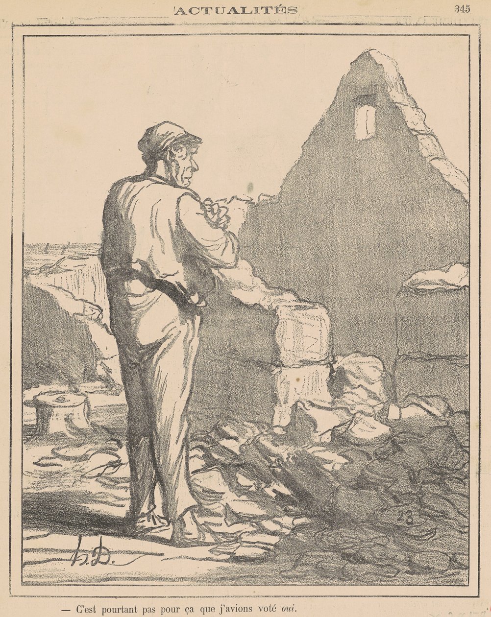 Ale nie dlatego... autorstwa Honoré Daumier