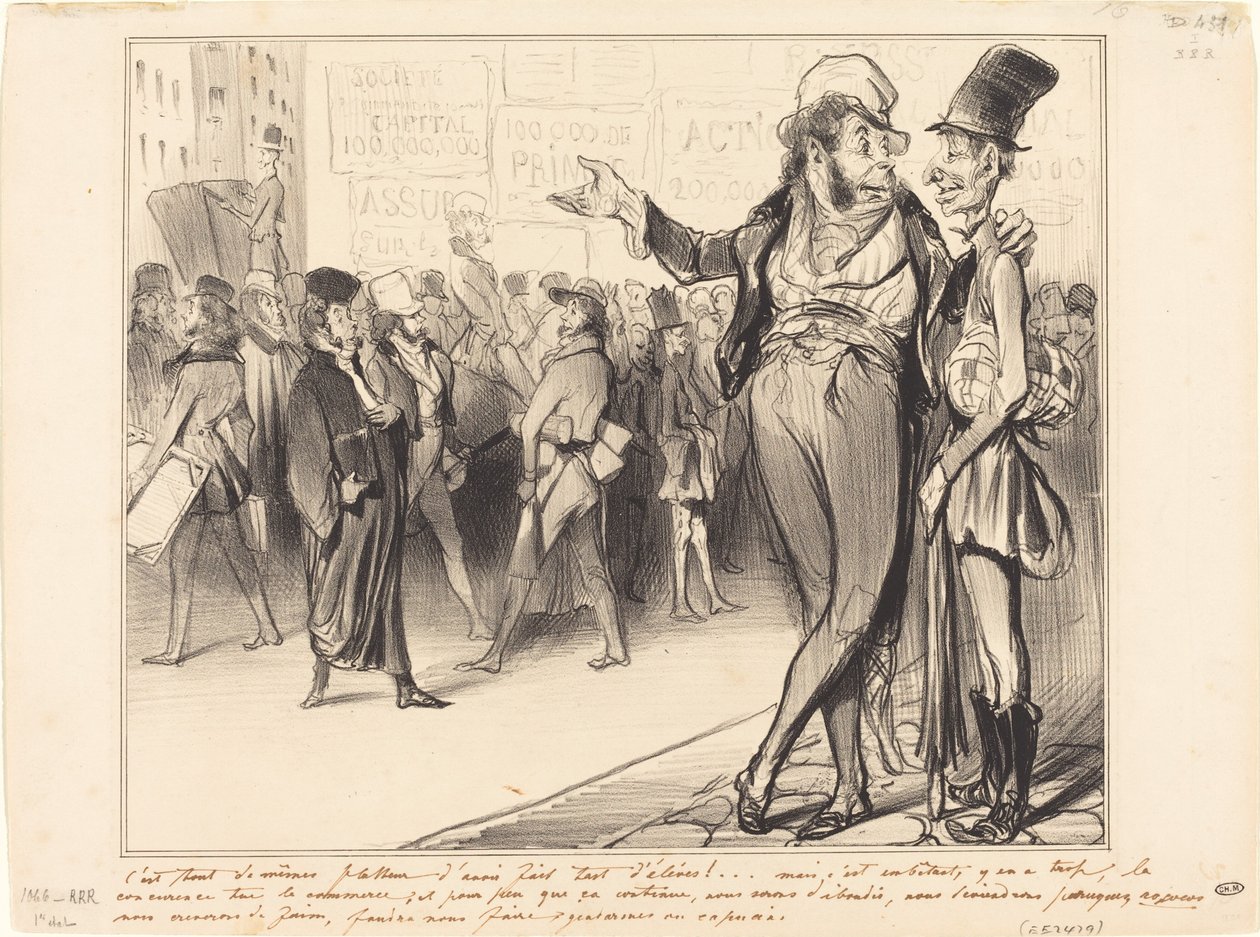 To tak samo pochlebne, że zdobyło tylu uczniów!... autorstwa Honoré Daumier