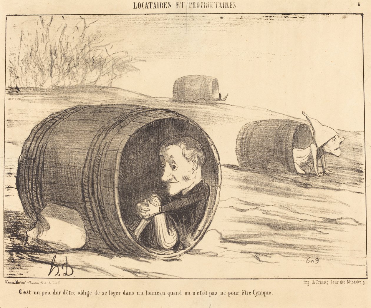 Trochę trudno musieć autorstwa Honoré Daumier