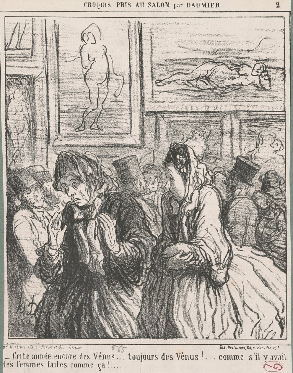 W tym roku ponownie Wenus... autorstwa Honoré Daumier