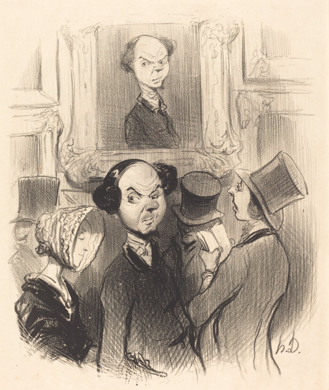 Zaczarowany, by zostać odkrytym... autorstwa Honoré Daumier