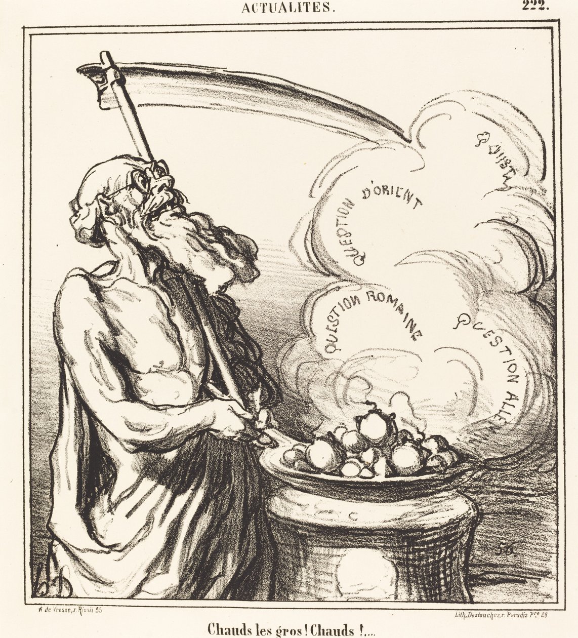 Wielkie chłopaki gorąco! gorący!... autorstwa Honoré Daumier