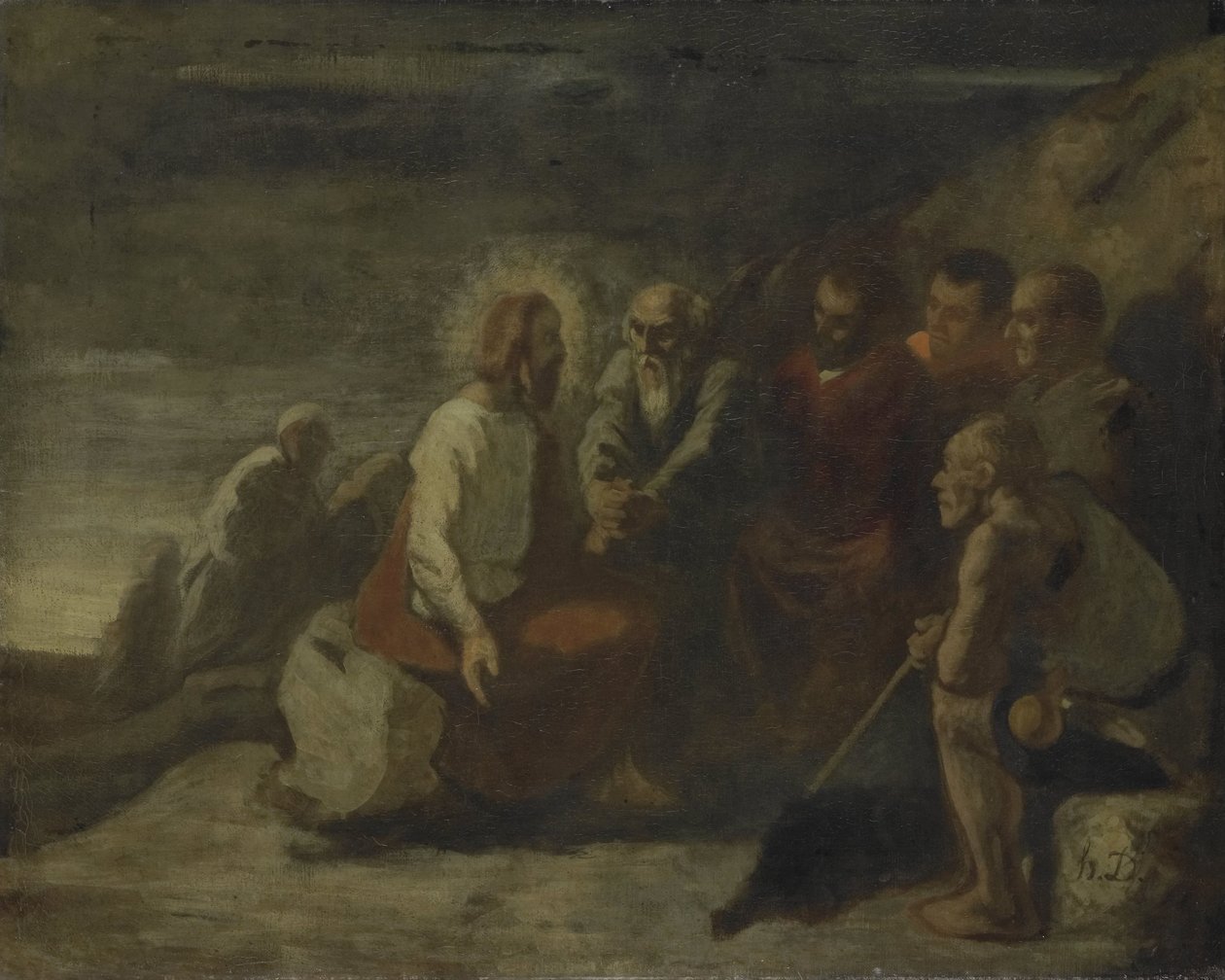 Chrystus i jego uczniowie autorstwa Honoré Daumier