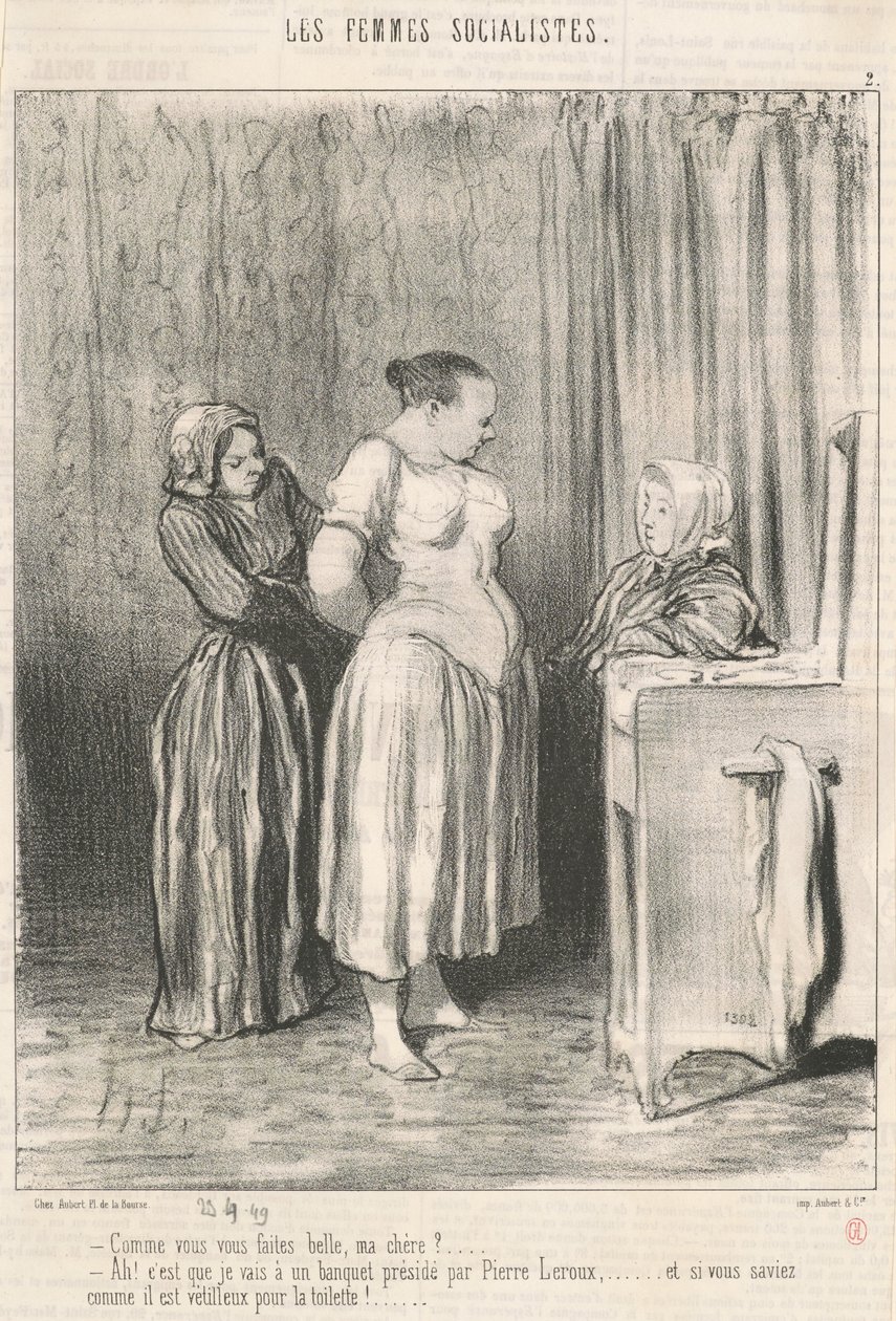Jaka jesteś piękna, moja droga? ... autorstwa Honoré Daumier