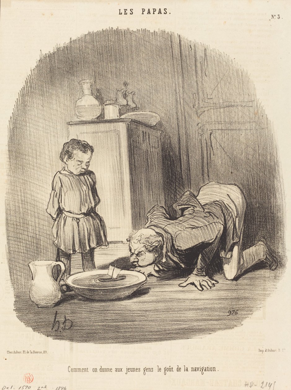 Jak dajemy...smak nawigacji autorstwa Honoré Daumier