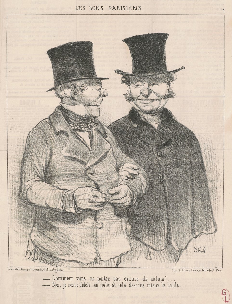 Dlaczego jeszcze nie nosisz talmy? ... autorstwa Honoré Daumier
