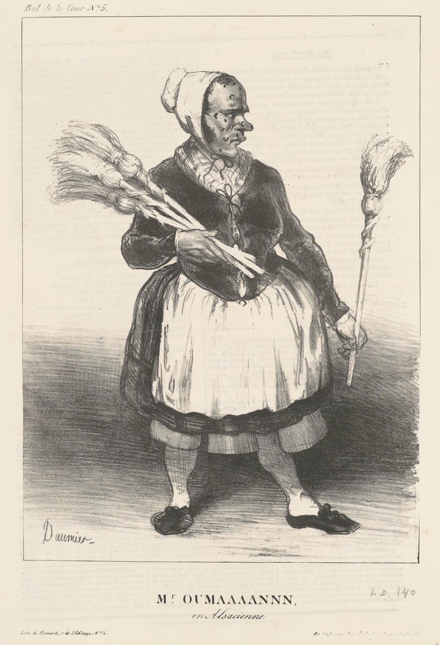 Coulman w Alzacji autorstwa Honoré Daumier