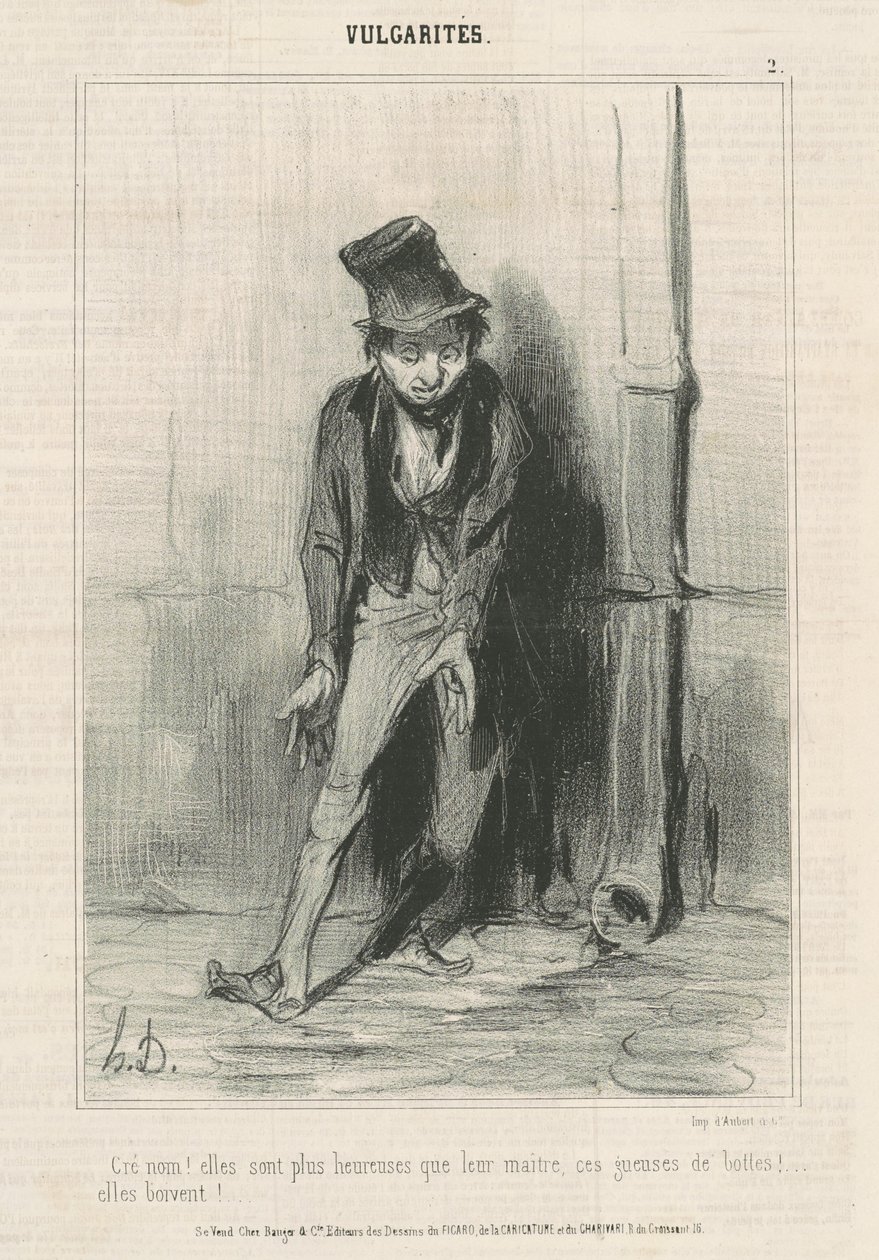 Cré nom: Są szczęśliwsi... autorstwa Honoré Daumier