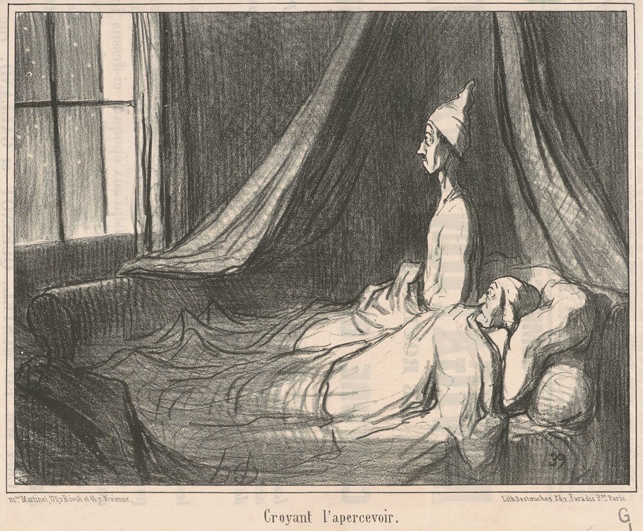 Wierząc, że to zobaczysz... autorstwa Honoré Daumier