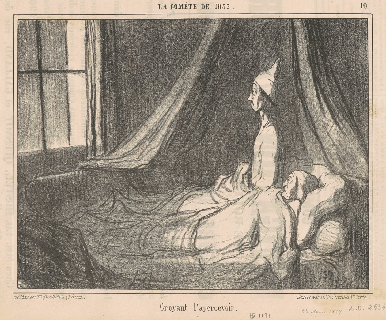 Wierząc, że to zobaczysz... autorstwa Honoré Daumier
