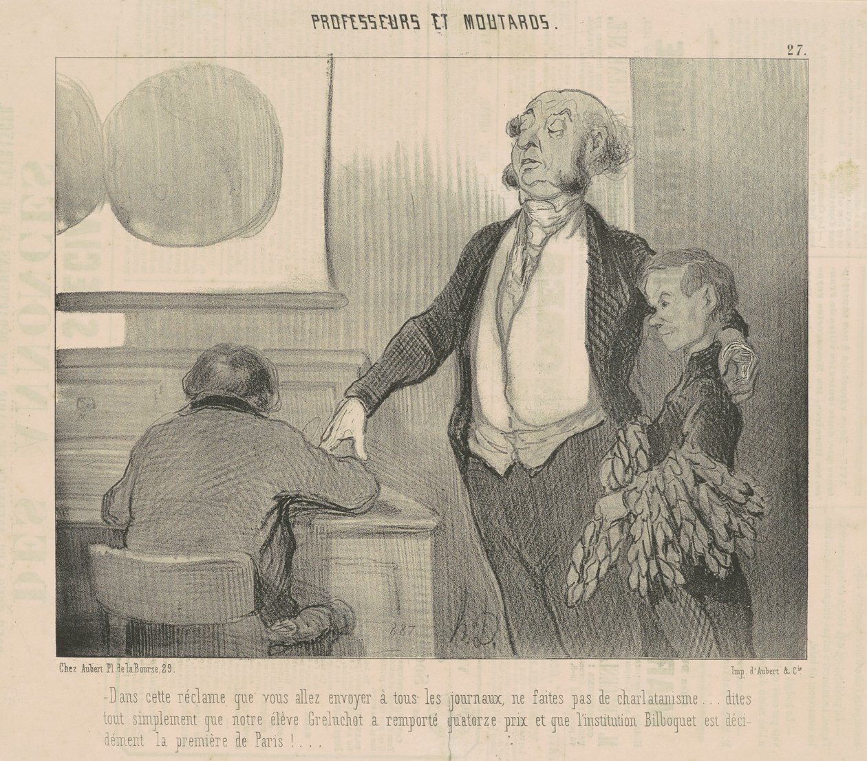 W tym ogłoszeniu, które zamierzasz wysłać... autorstwa Honoré Daumier