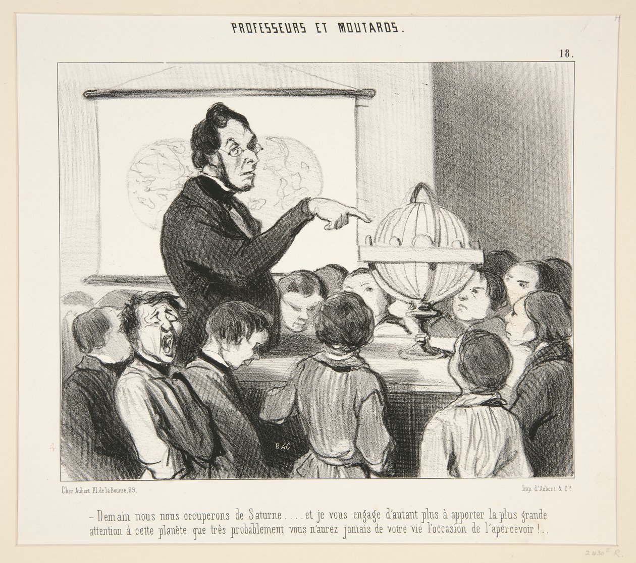 Jutro zajmiemy się Saturnem autorstwa Honoré Daumier