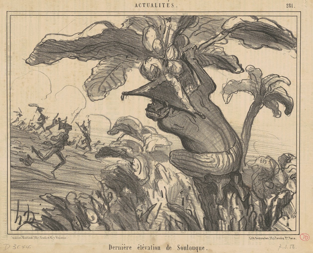 Ostatnia elewacja Soulouque autorstwa Honoré Daumier