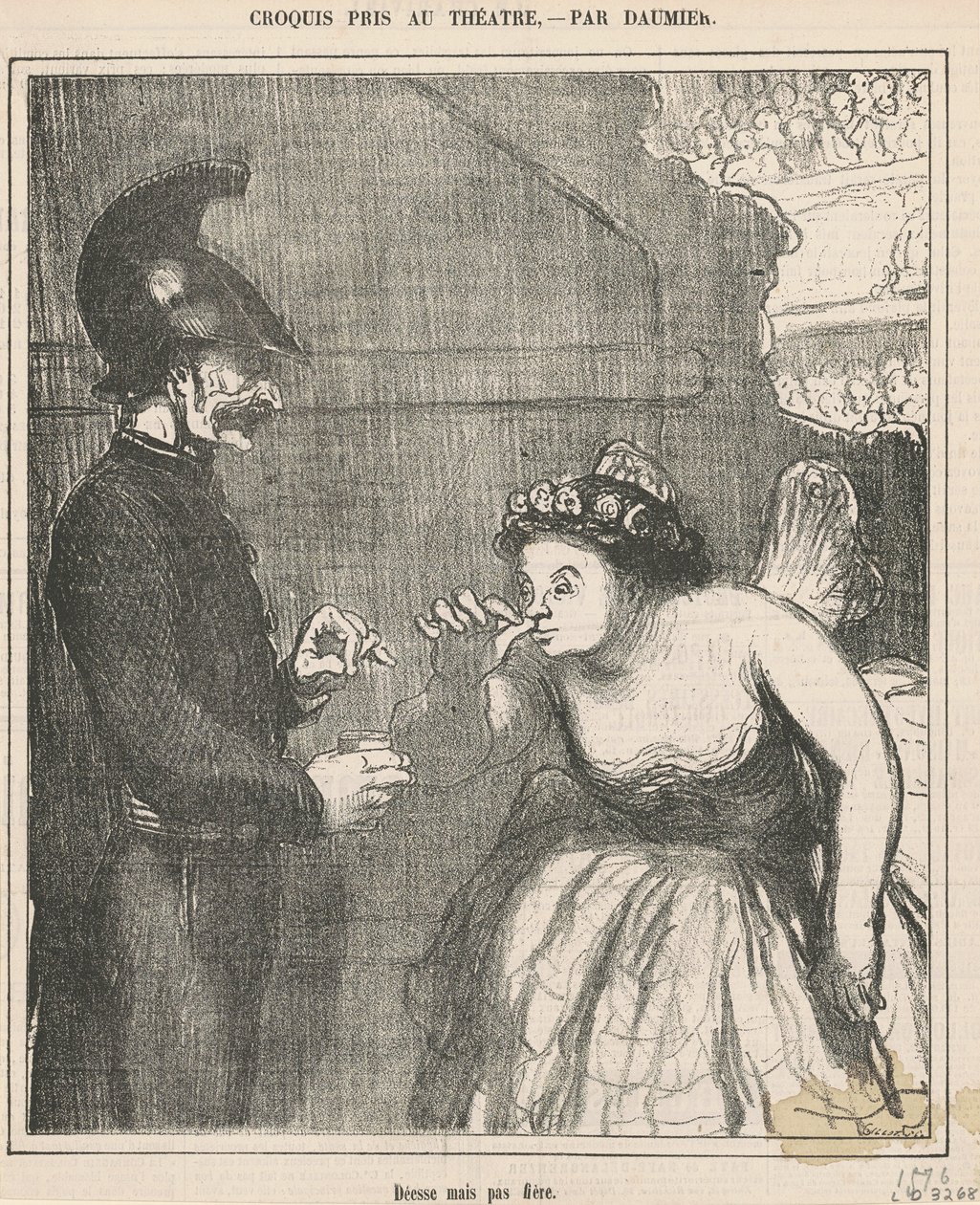 Bogini, ale nie dumna autorstwa Honoré Daumier