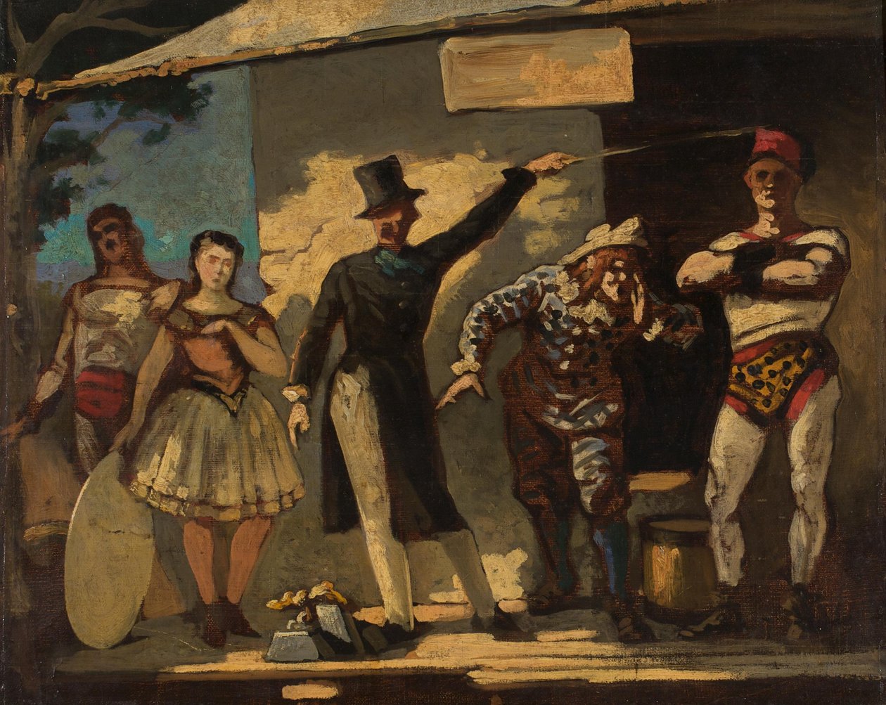 Żonglerzy autorstwa Honoré Daumier
