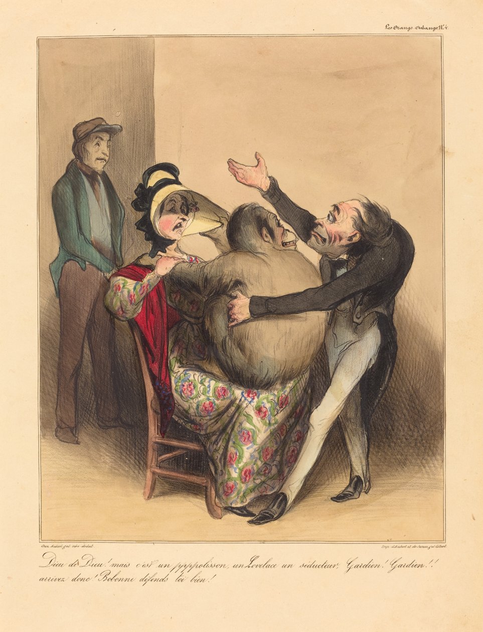 Boże Boga! ale to żart... autorstwa Honoré Daumier