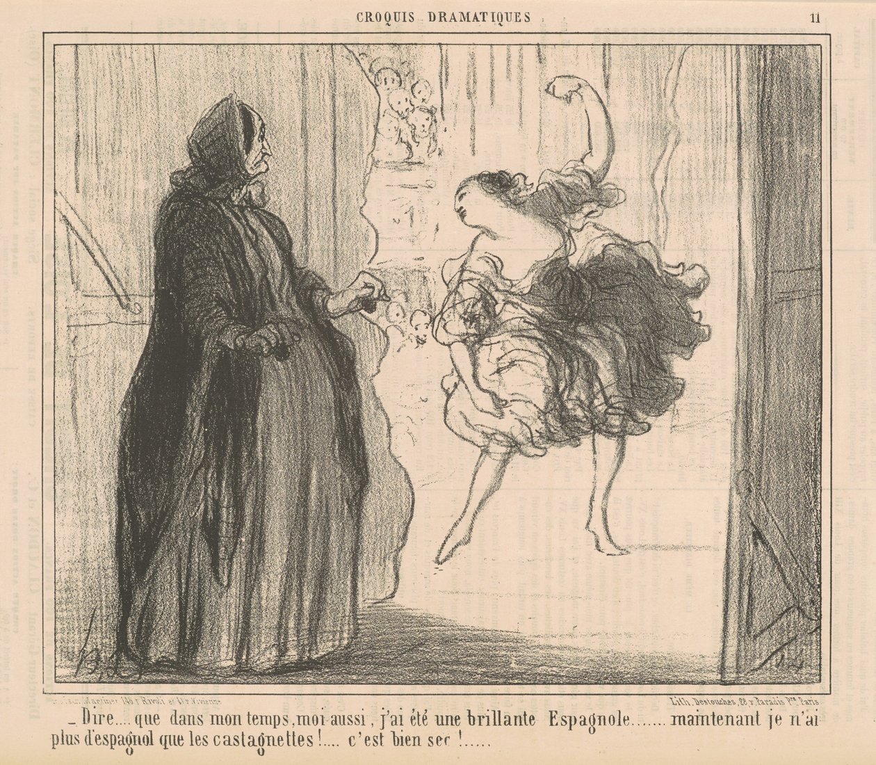 Mówiąc to za moich czasów, ja też... autorstwa Honoré Daumier