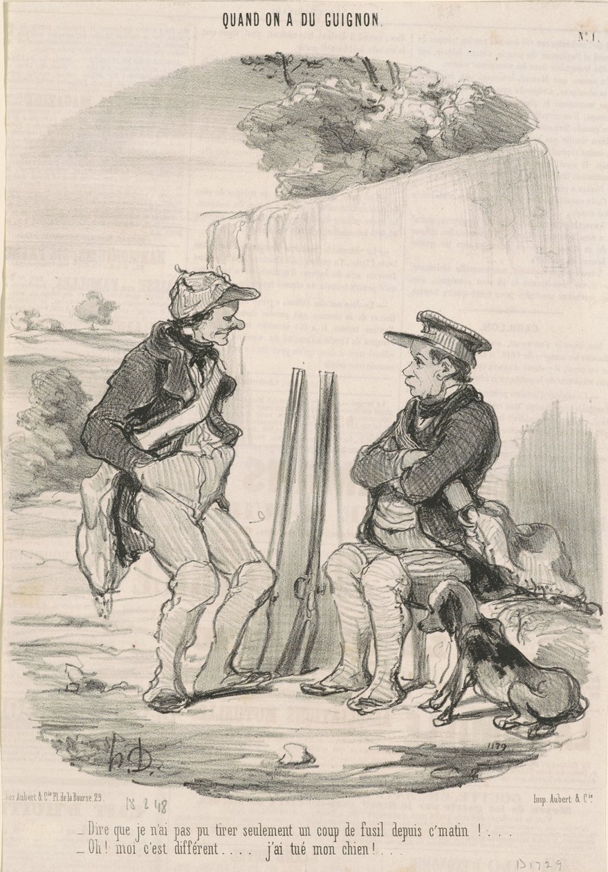 Powiedzieć, że nie mogłem strzelać ... autorstwa Honoré Daumier
