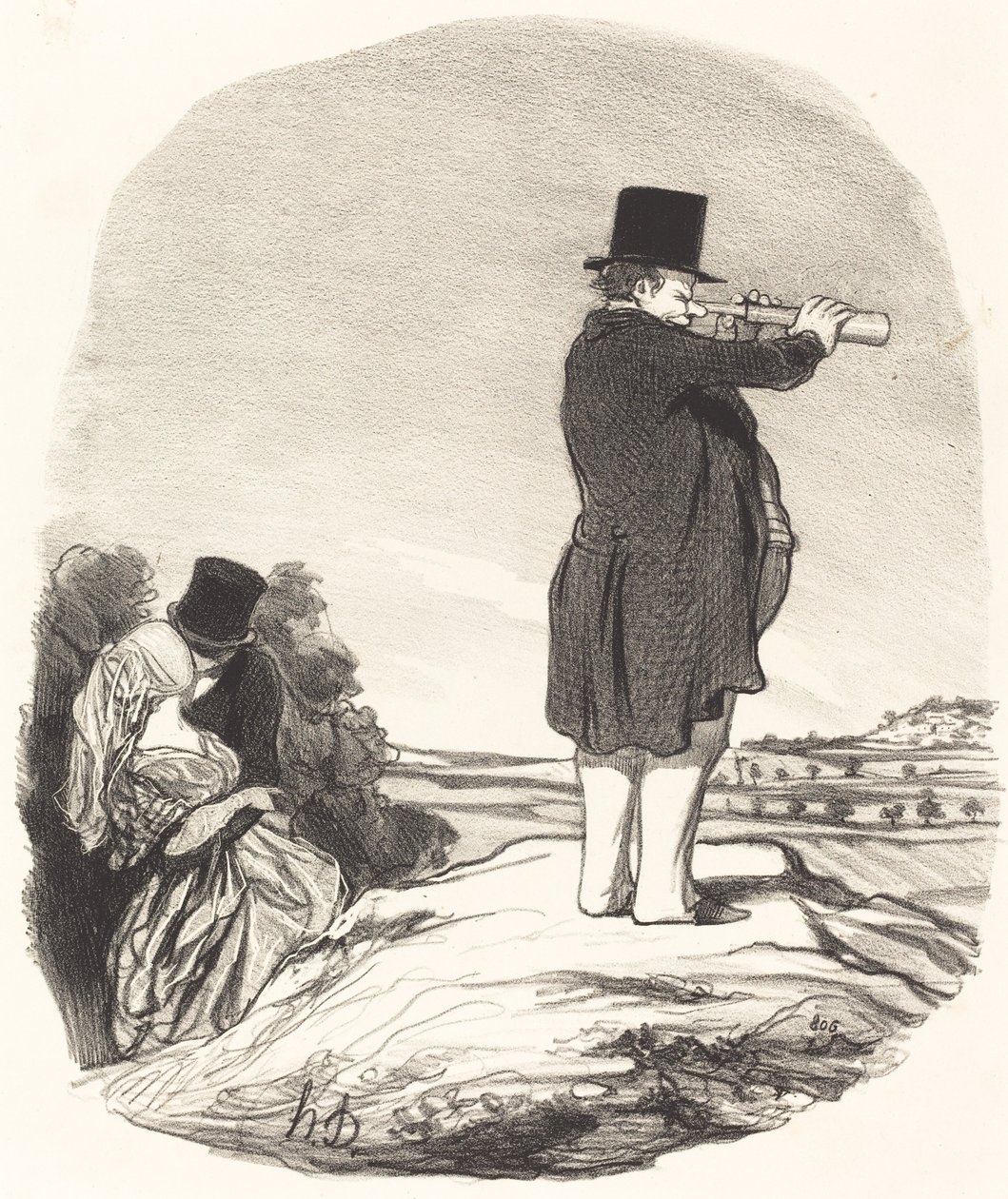 Powiedz mojej żonie... nic nie widzę! autorstwa Honoré Daumier