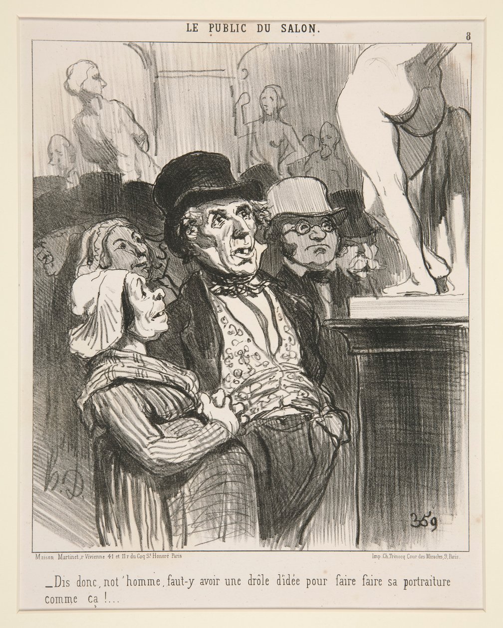 Powiedz nie autorstwa Honoré Daumier