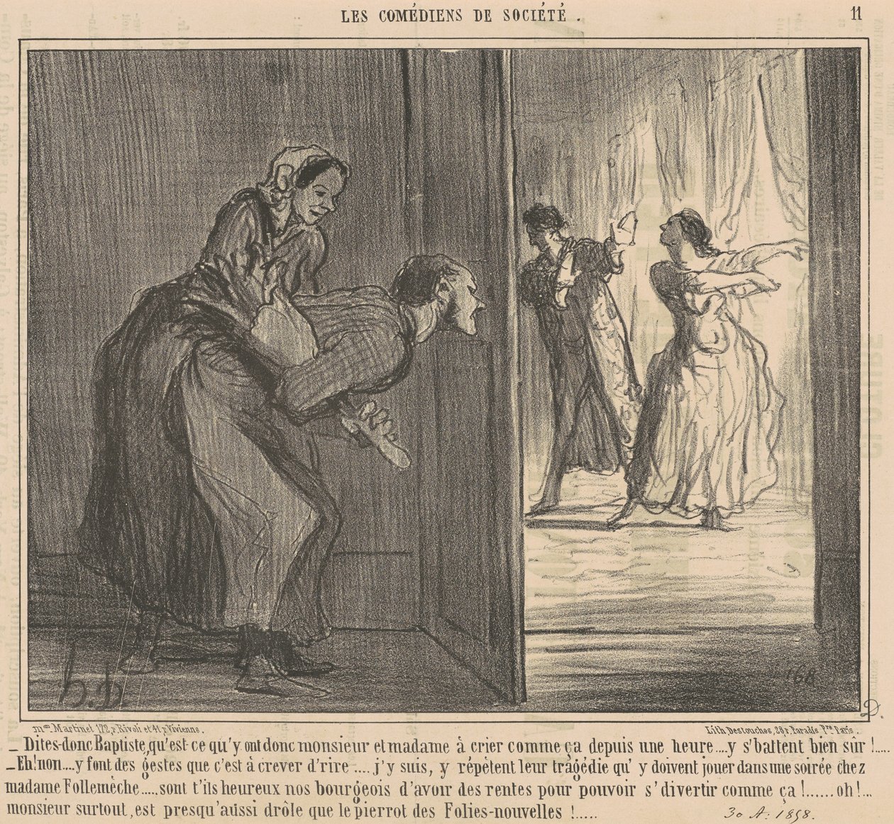 Powiedz Chrzciciel... autorstwa Honoré Daumier