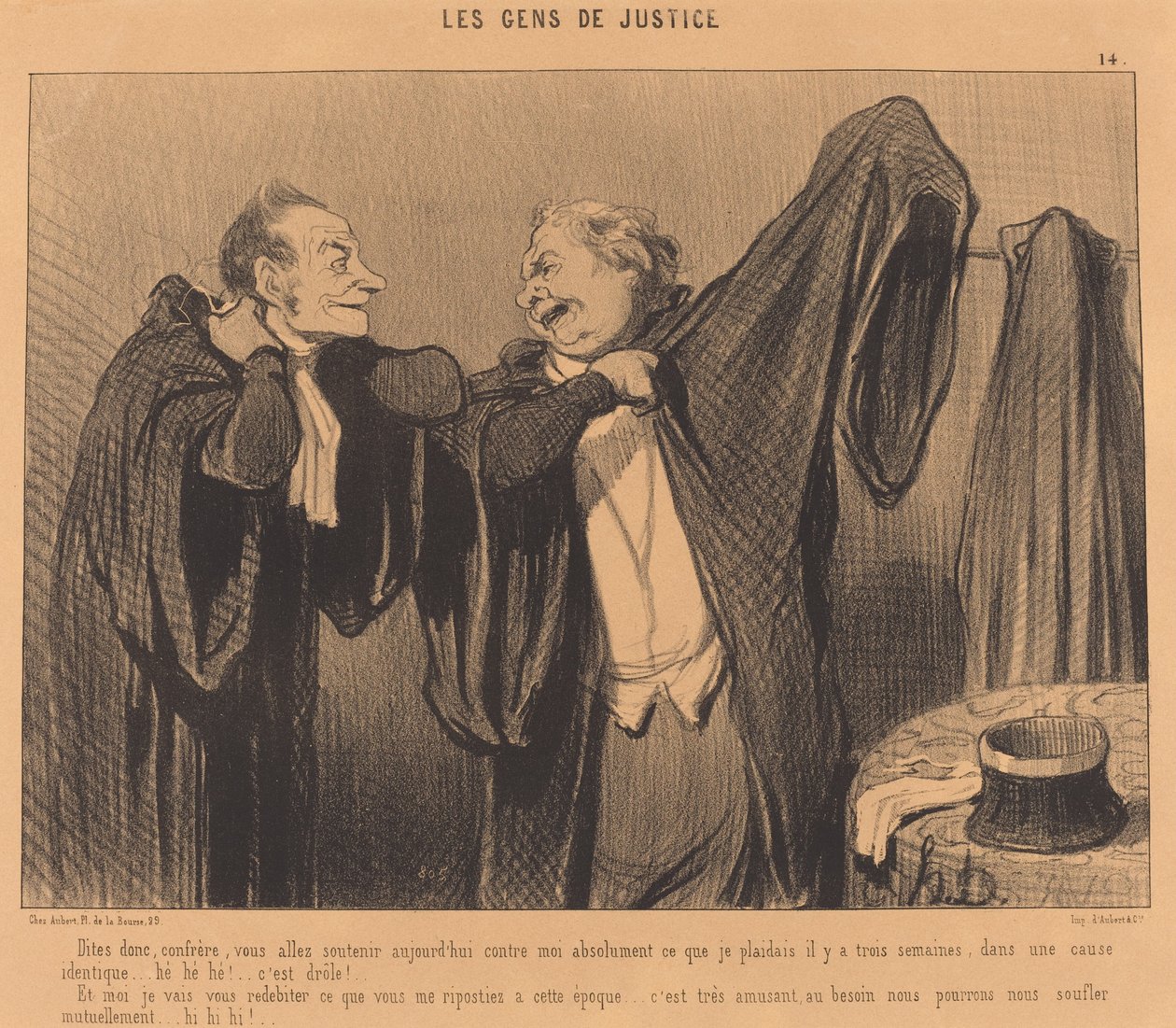 Powiedz bracie, że będziesz wspierać... autorstwa Honoré Daumier