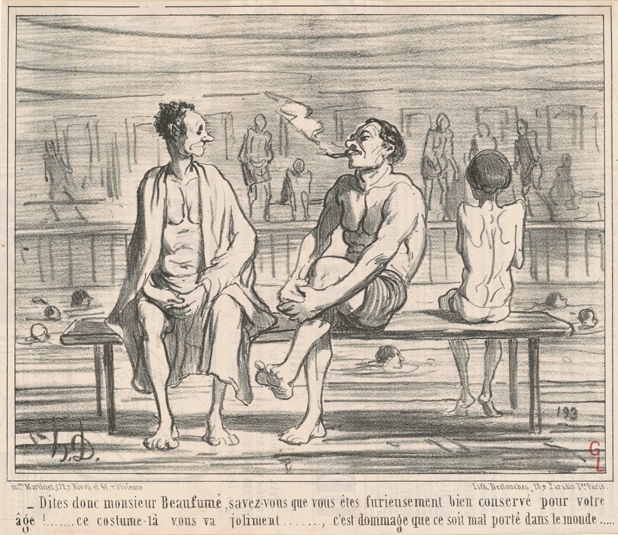 Powiedz, monsieur Beaufumé... autorstwa Honoré Daumier